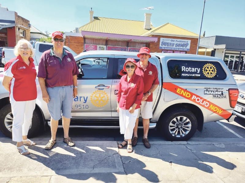 Rotary raises polio awareness post image