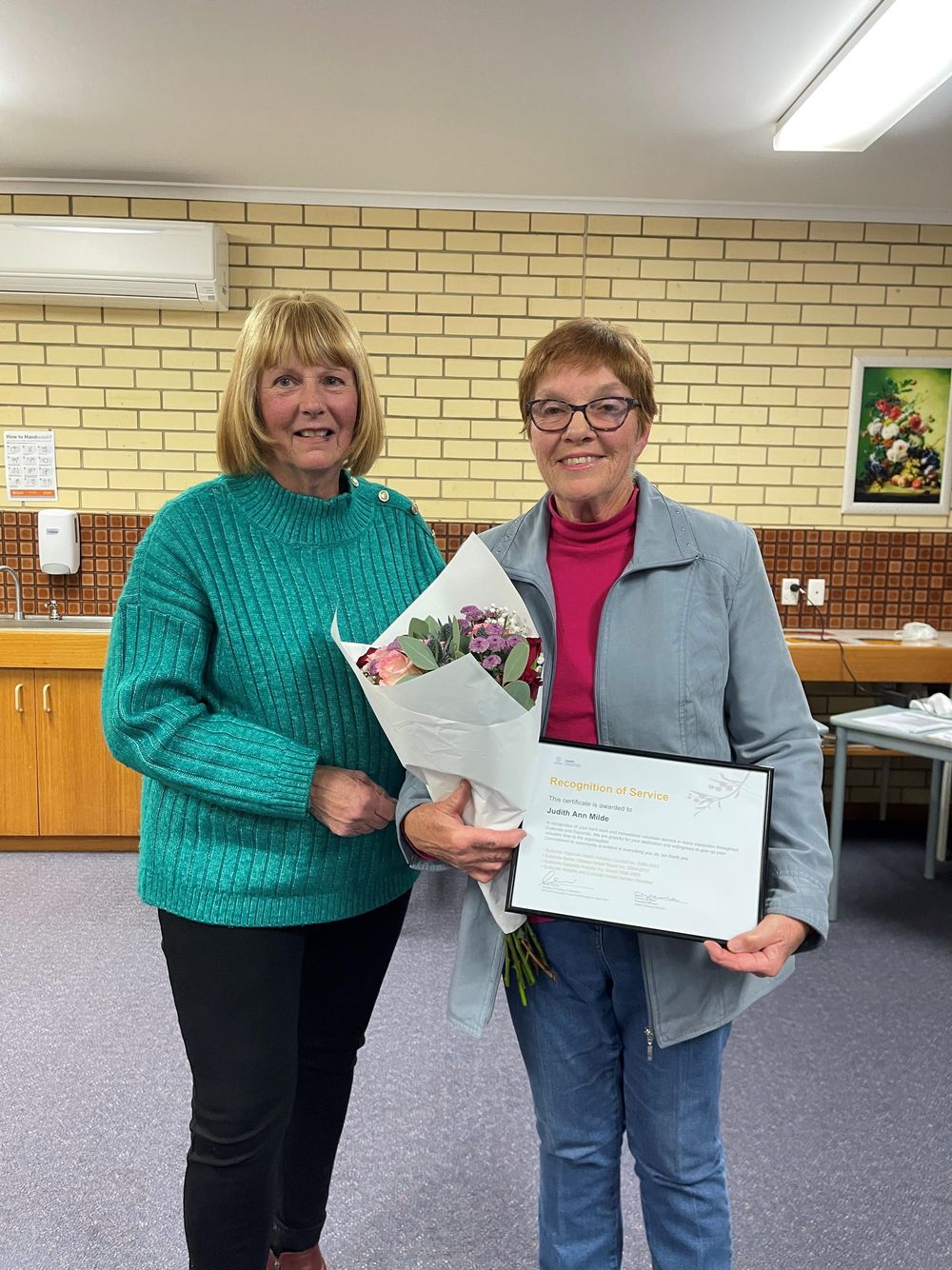 Judith Milde recognised for volunteer work post image