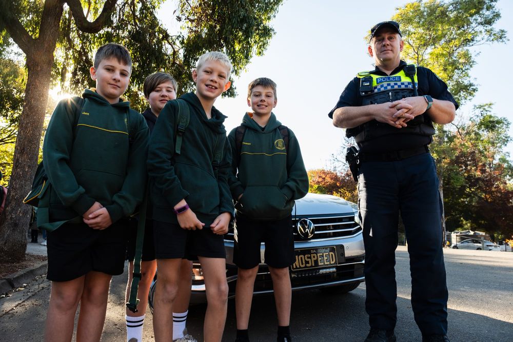 Greenock Primary walks safely to school post image