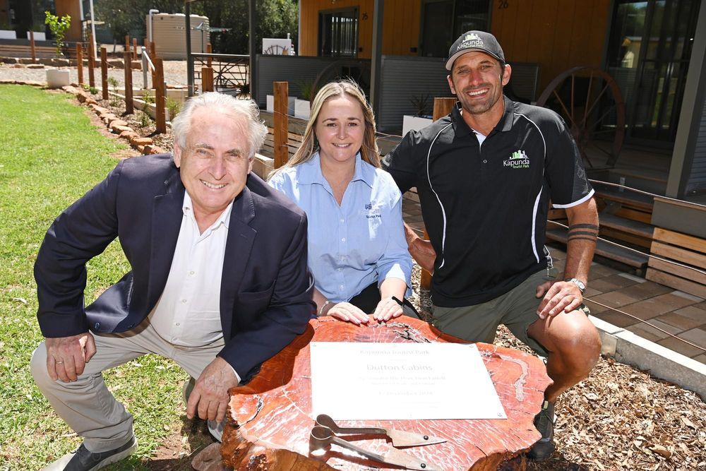 Official opening of Dutton Cabins post image