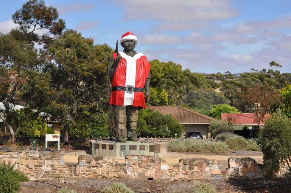 Map the Miner is dressed and ready for the Kapunda Christmas Street Party post image