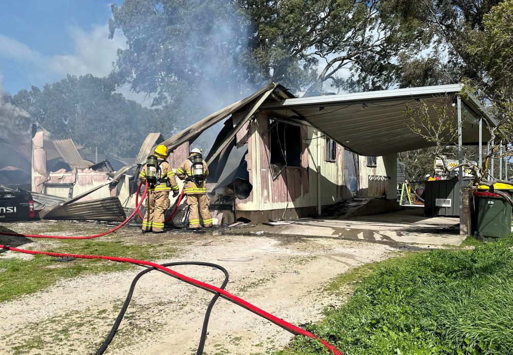 Flaxman Valley fire causes $300,000 damage post image