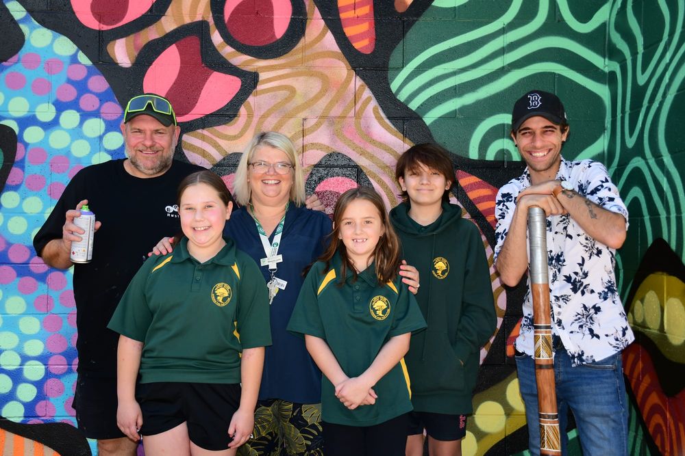 Mural magic at Light Pass Primary School post image