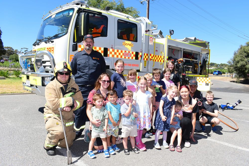 Fire truck visit gives kids insight post image