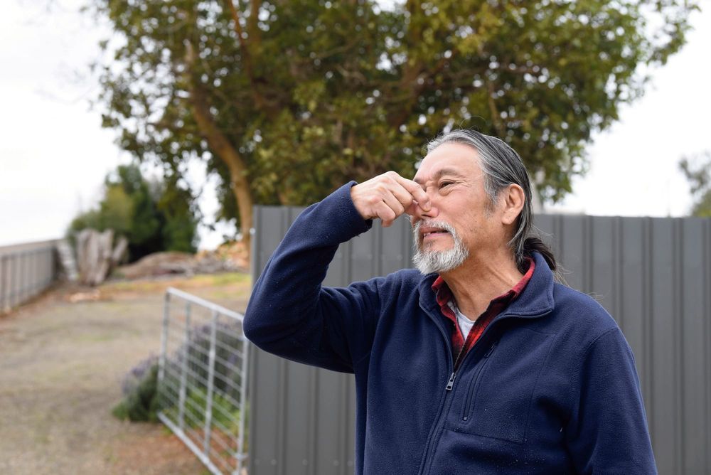ON THE NOSE: Eudunda residents in a stink post image