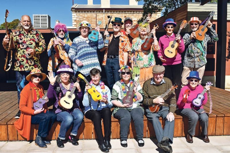 Ukulele flash mob brings joy to Kapunda streets post image