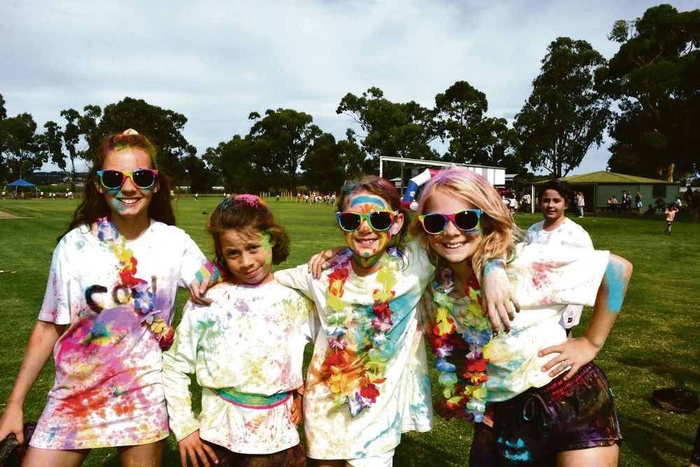 The bright stuff at fun run post image