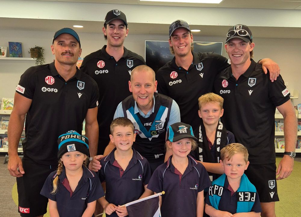 Port players visit Barossa schools post image