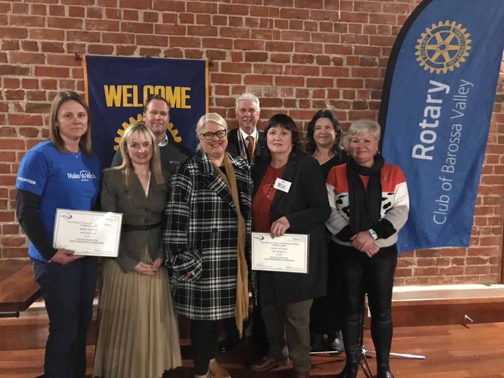 The Rotary Club of Barossa Valley gives generous donations post image