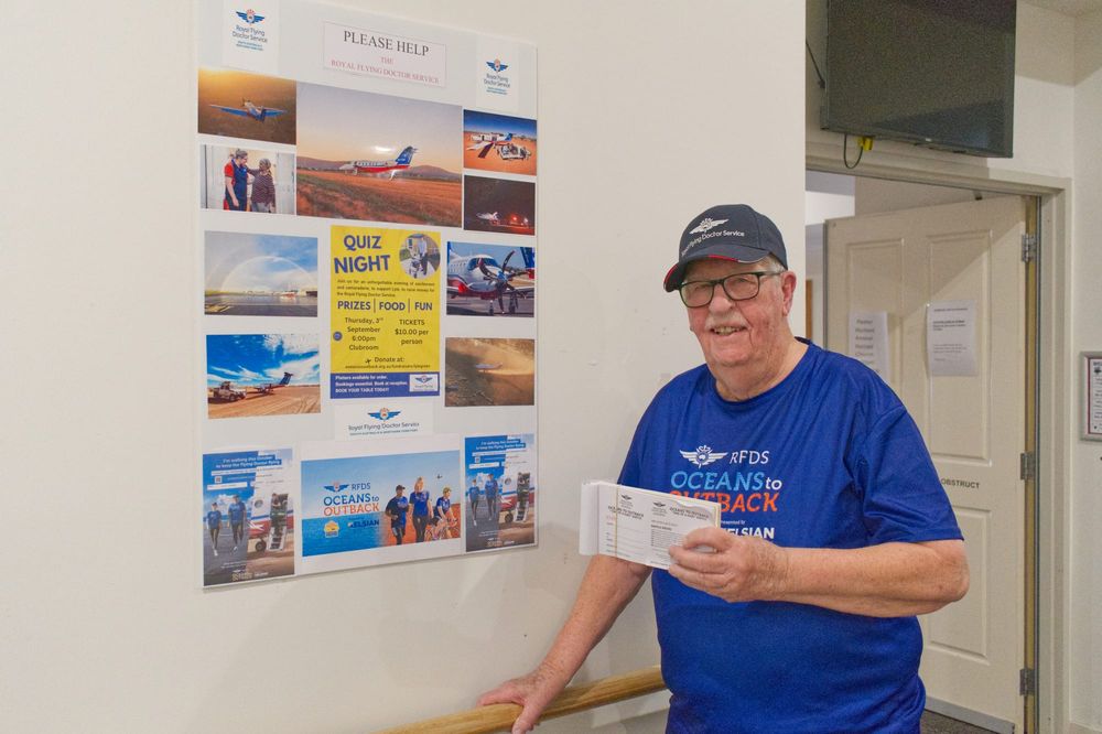 Lyle aims high for RFDS fundraiser post image