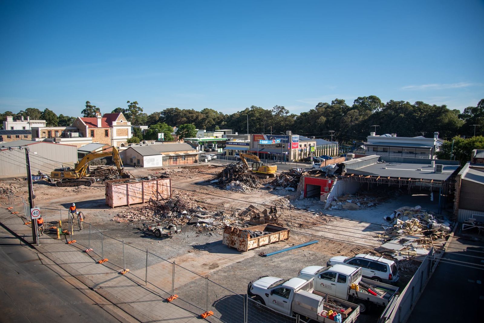 Demolition nearly complete at Murray Street post image