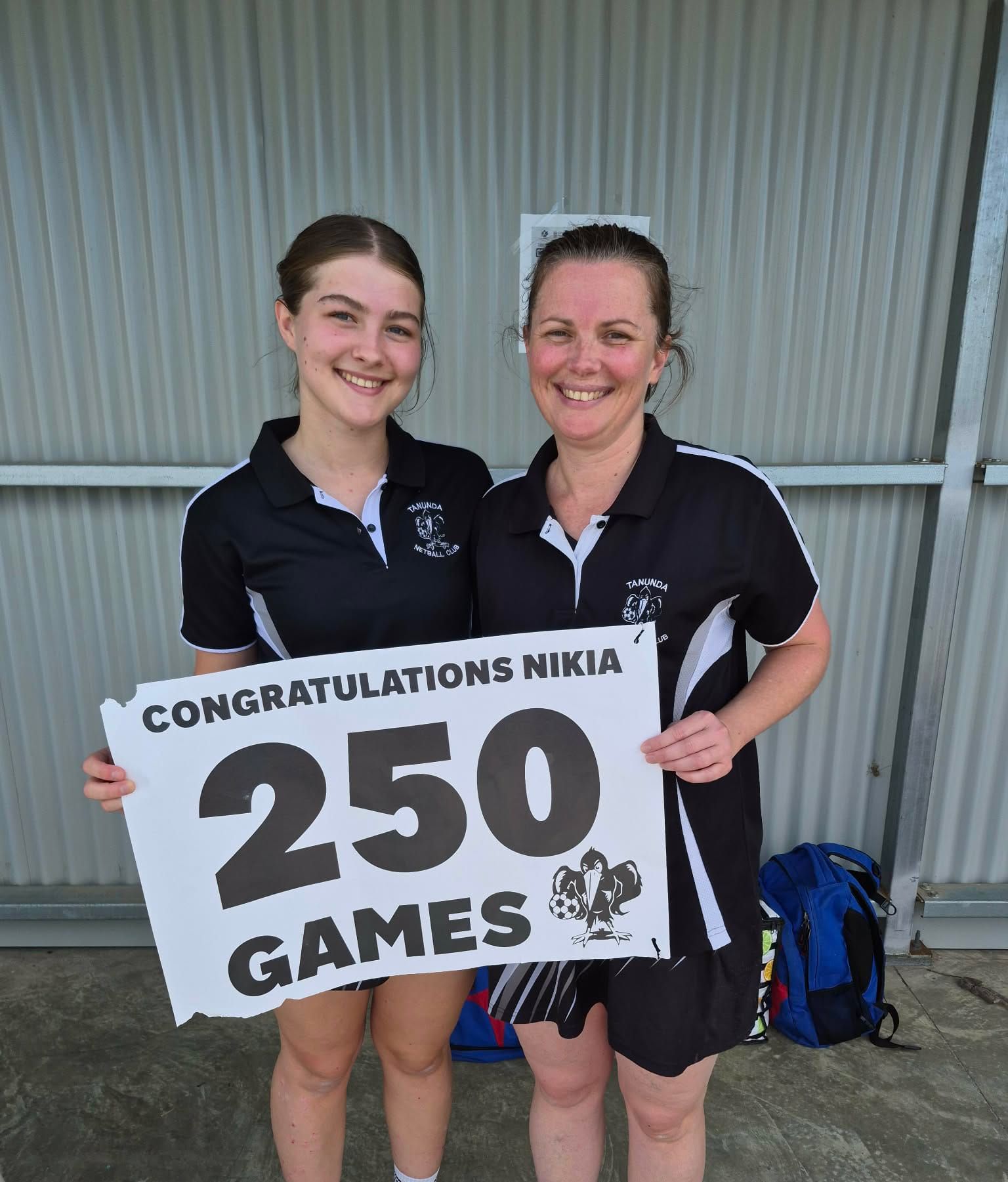 Nikia notches up 250 games for Tanunda Netball Club post image