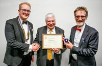 Paul Harris Fellow award to long term newspaperman post image