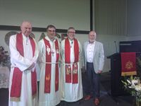 New Pastor welcomed at newly formed church post image