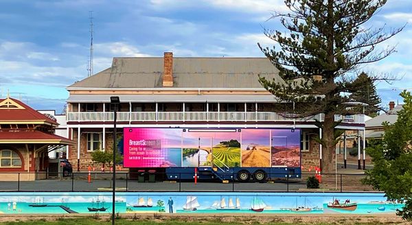 BreastScreen mobile unit on the way to Tanunda post image