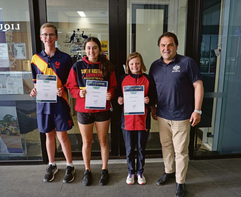 Pasin supports local sporting champions post image