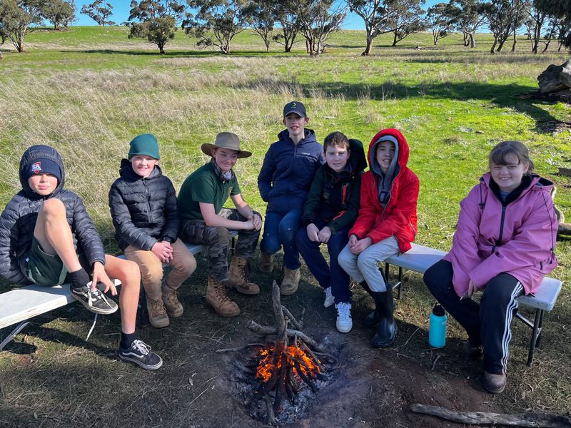 Angaston scouts brave the weather at camp post image