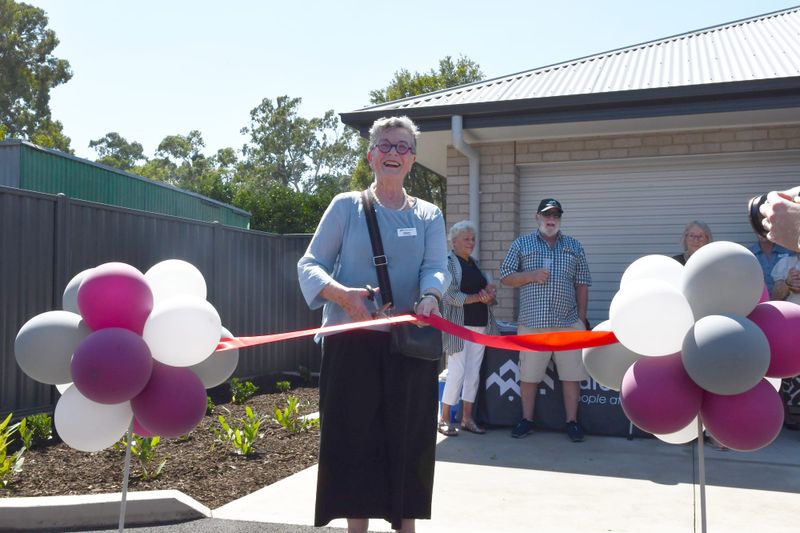 Ribbon cutting for new independent living homes post image