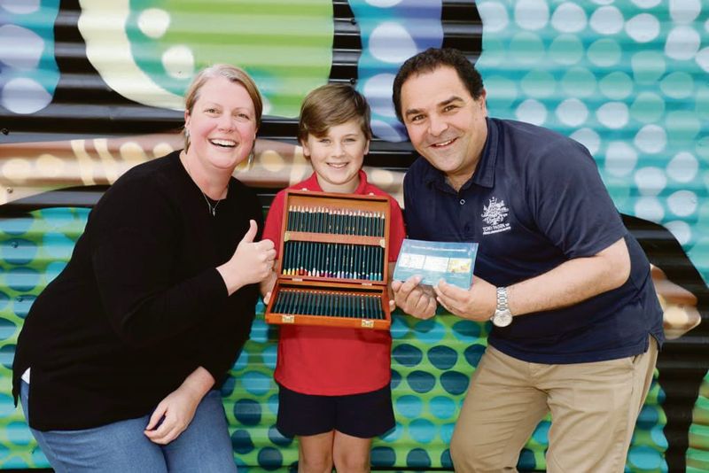 Freeling student artwork features on M.P. Christmas card post image