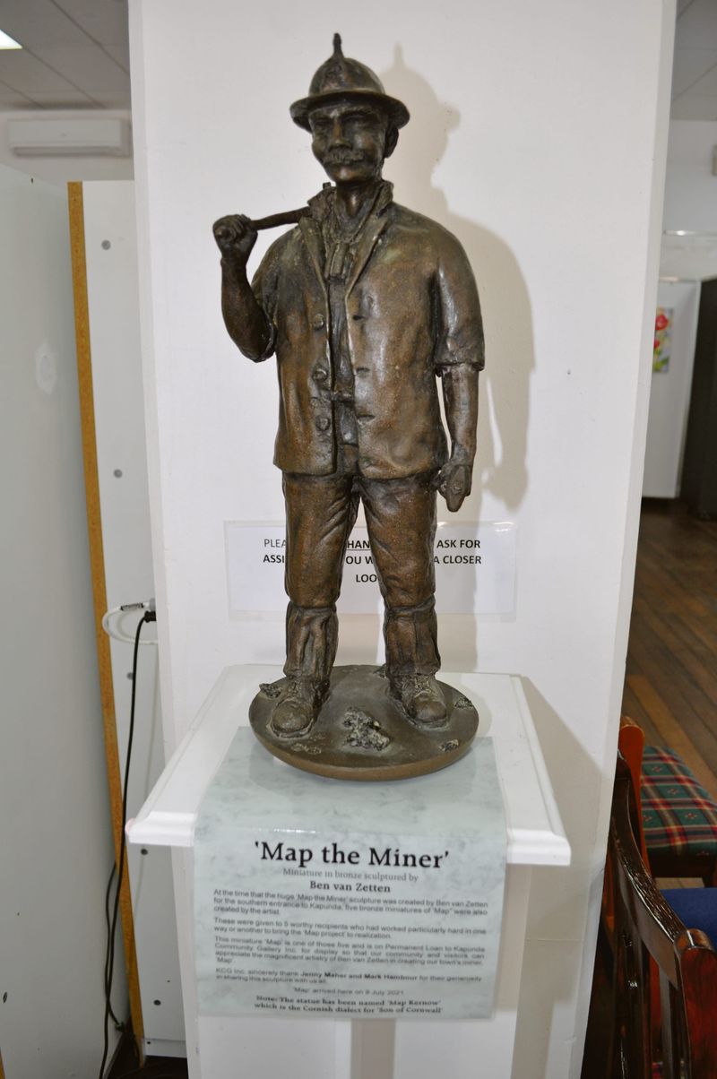 Map the Miner is dressed and ready for the Kapunda Christmas Street Party post image