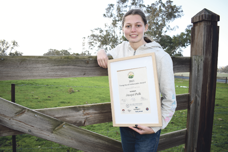 State rural ambassador title for Jacqui post image