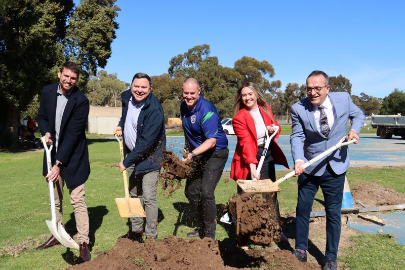 Breaking ground for tennis precinct post image