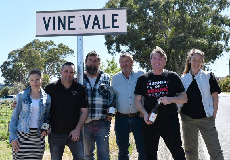 Open doors and wine bottles at Vine Vale Shed Day post image