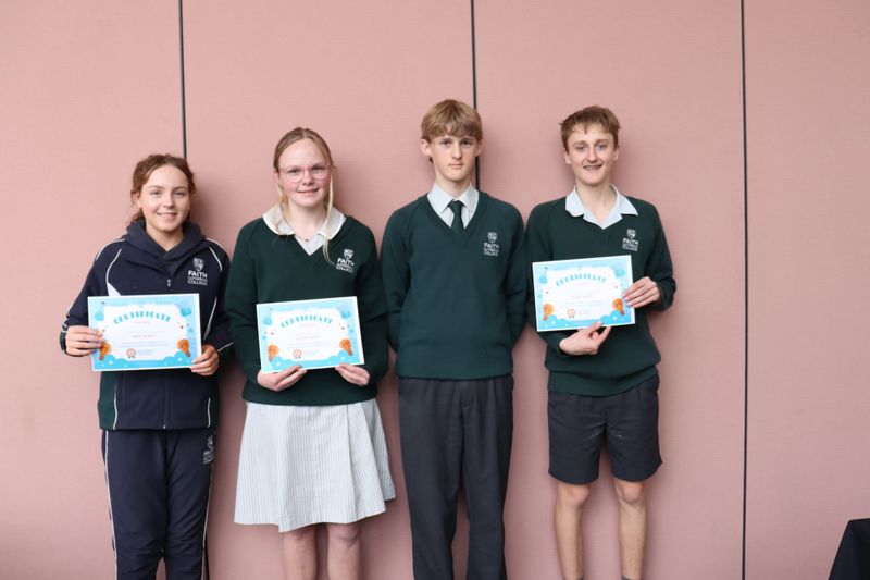 Faith science students shine post image
