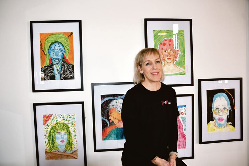 Students’ eye-popping portraits at Cellar Door post image