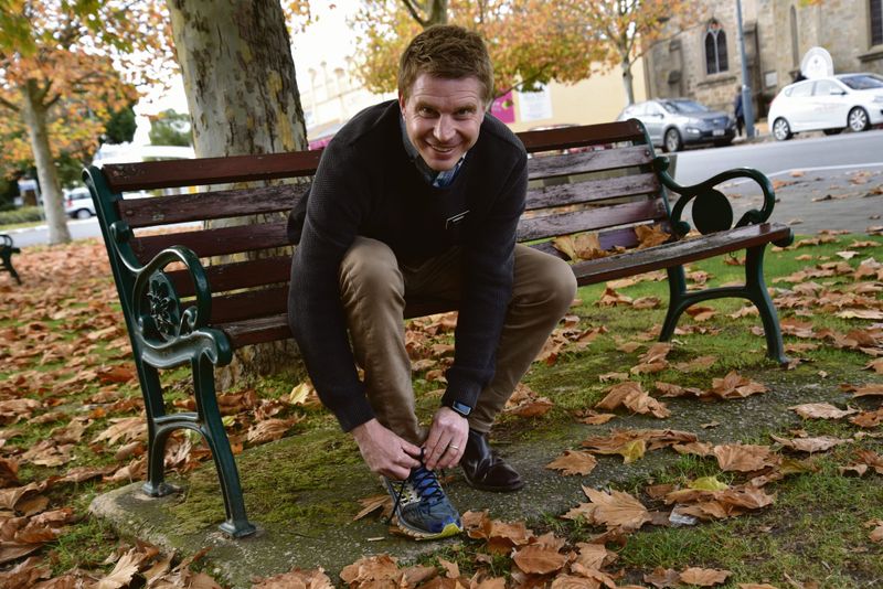 Lacing up the runners for half marathon post image
