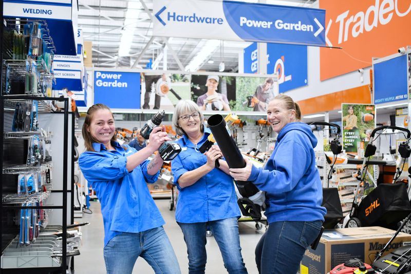 Power to the ladies at Mitre 10 post image