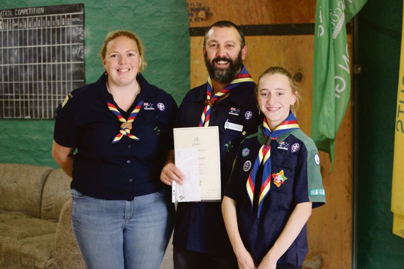 35 years of Scout service for Paul Williams post image