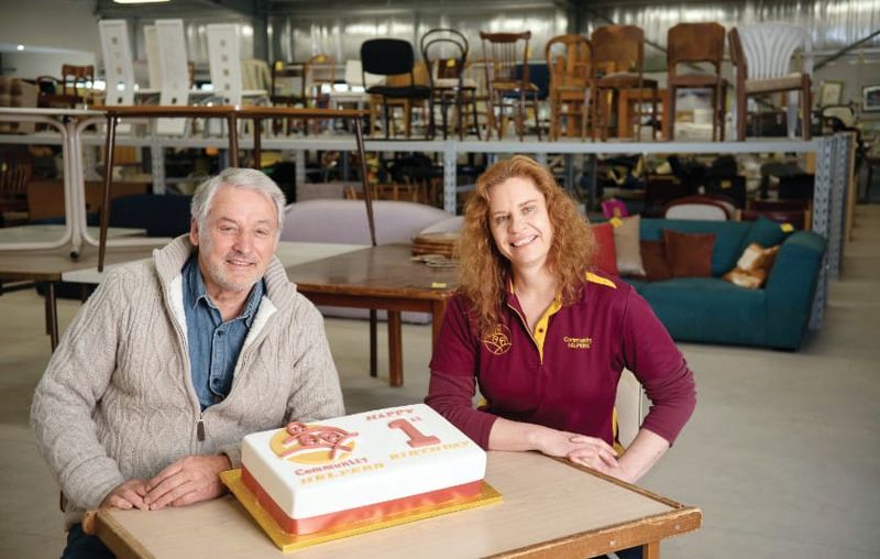 Quiet first birthday for Community Helpers warehouse post image
