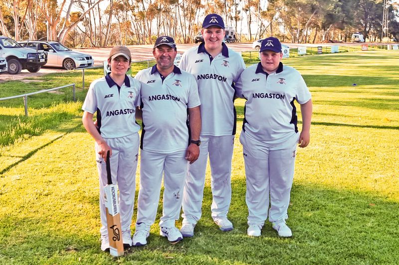 Father and three sons represent Angaston post image