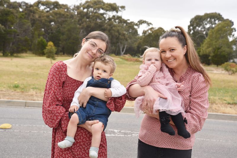 Sisters celebrate almost simultaneous births post image
