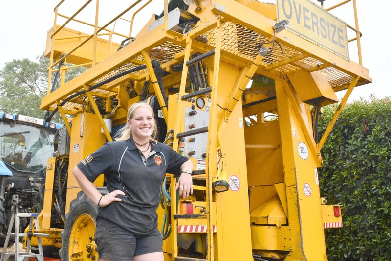 Trucking hard work: Olivia not your typical apprentice post image