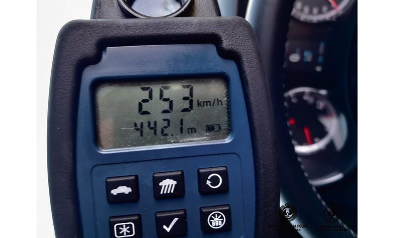 Learner driver caught travelling 253km per hour post image