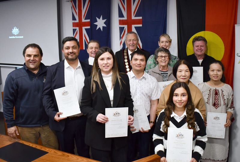 Nine Barossans become Australian citizens post image