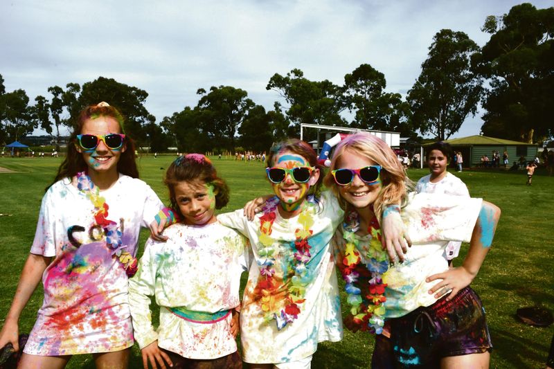 The bright stuff at fun run post image