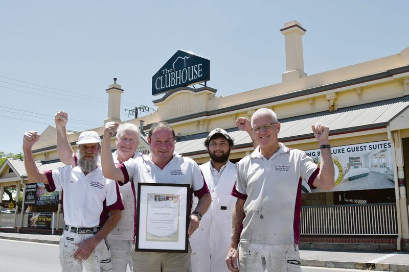 Local painters commended for work on Clubhouse post image