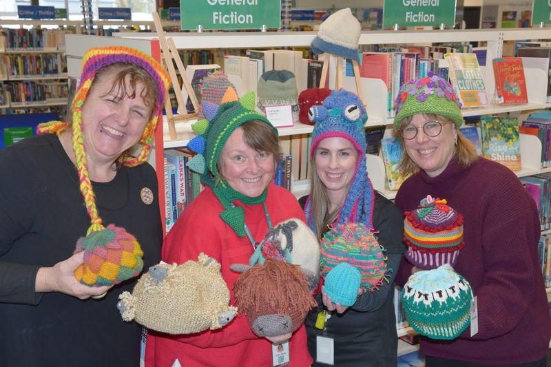 Bursting with beanies at Barossa Library post image