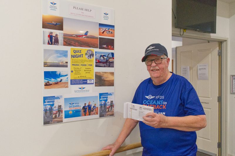 Lyle aims high for RFDS fundraiser post image