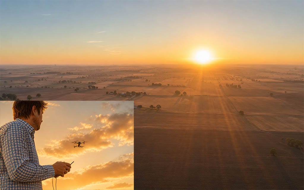 Rural Agent Manages To Sell Farm Without Golden Hour Drone Shot