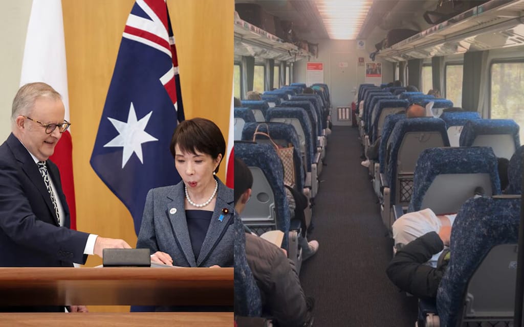 Japanese PM Absolutely In Awe Of Australia's Sydney To Canberra Rail Service