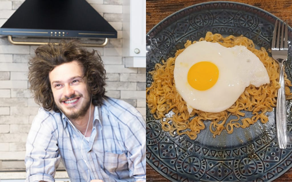 Guy Who Recently Watched Bourdain Movie Starts Chucking Egg On Mi Goreng Again