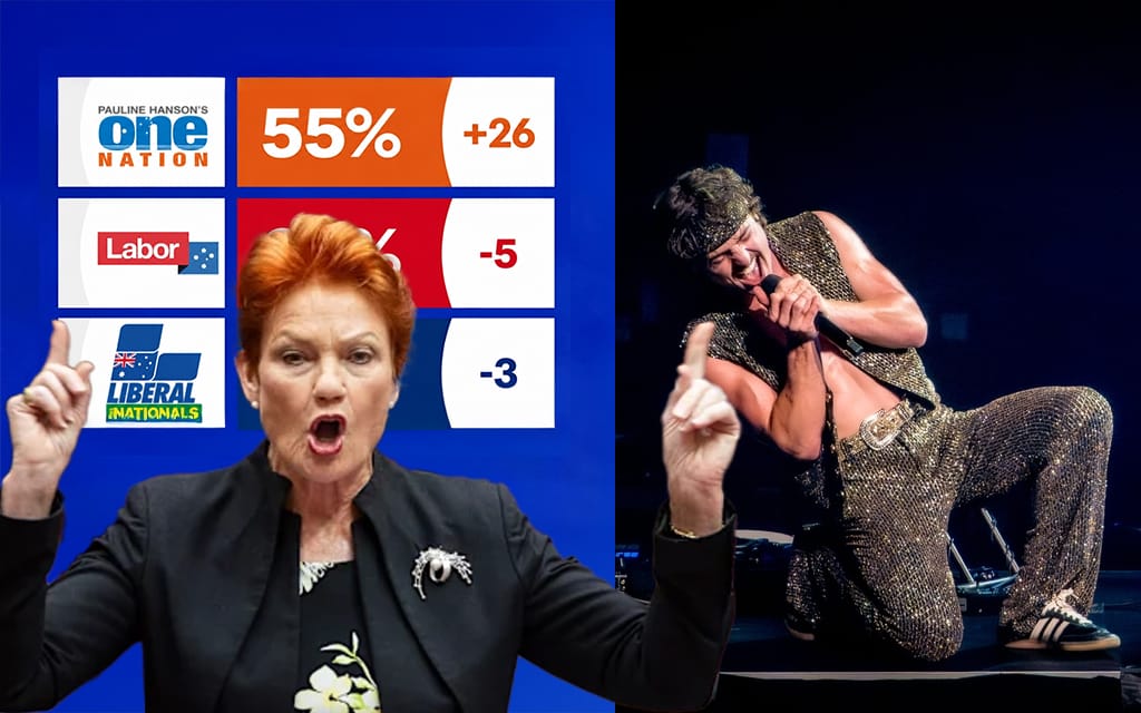 One Nation Back In Front After Pauline Announces Ban On Benson Boone From FM Radio If Elected