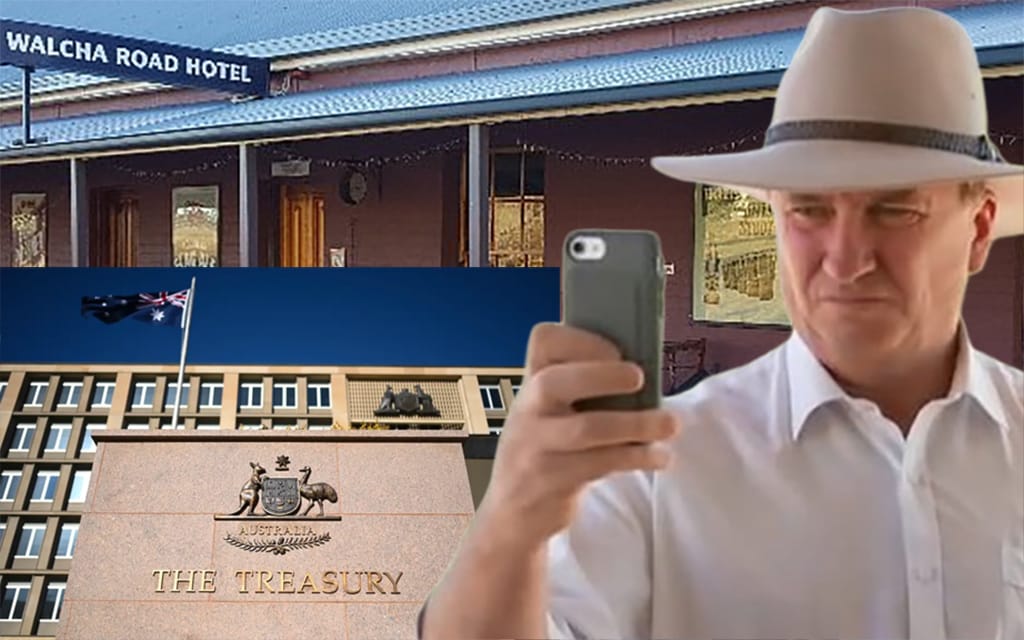 Barnaby Submits Super-Raiding Policy Costings To Treasury Via SMS