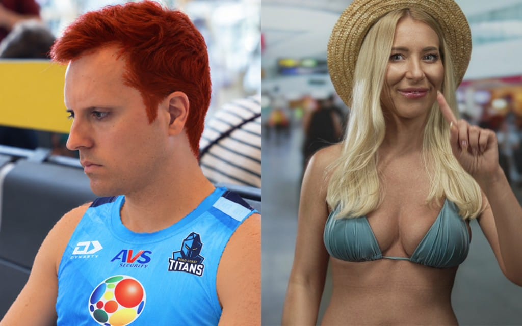 Departure Gate For Gold Coast Flight Either Most Beautiful Or Hideous People On Earth