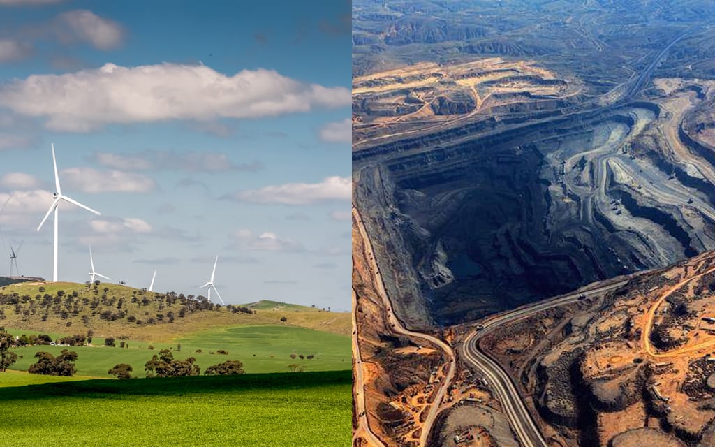 Aussie Bush Under Threat From Ugly Wind Turbines That Just Don't Blend In As Well As An 8,000 Hectare Open-Cut Coal Mine