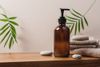 hand soap brown bottle